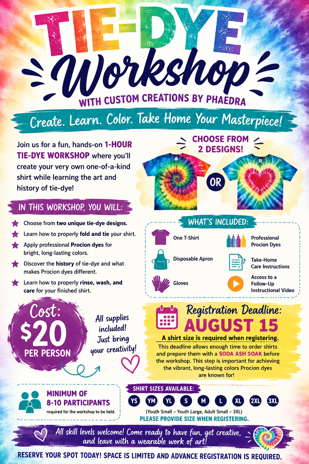 Tie - Dye Workshop at Sug's Craftival