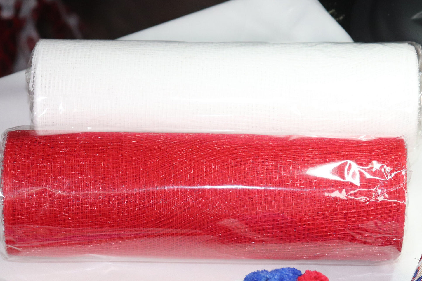 4th of July Gnome Wreath Kit, Deco Mesh Wreath Kit, Patriotic, Red, White, Blue