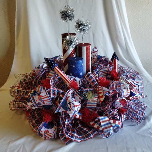 Patriotic 4th of July Centerpiece