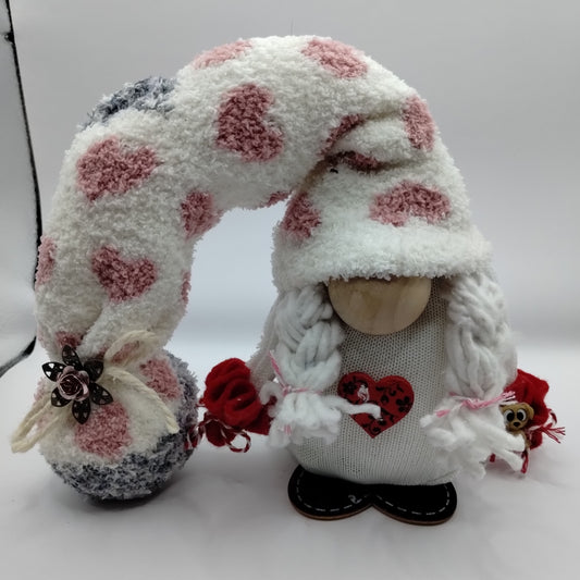 Valentine Gnome With Dog