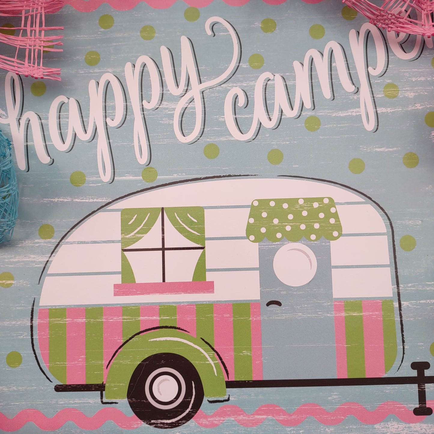 Happy Camper Camping Wreath