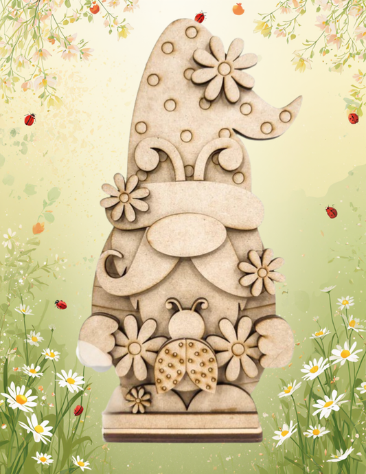 Ladybugs and Daisies Wooden Kit