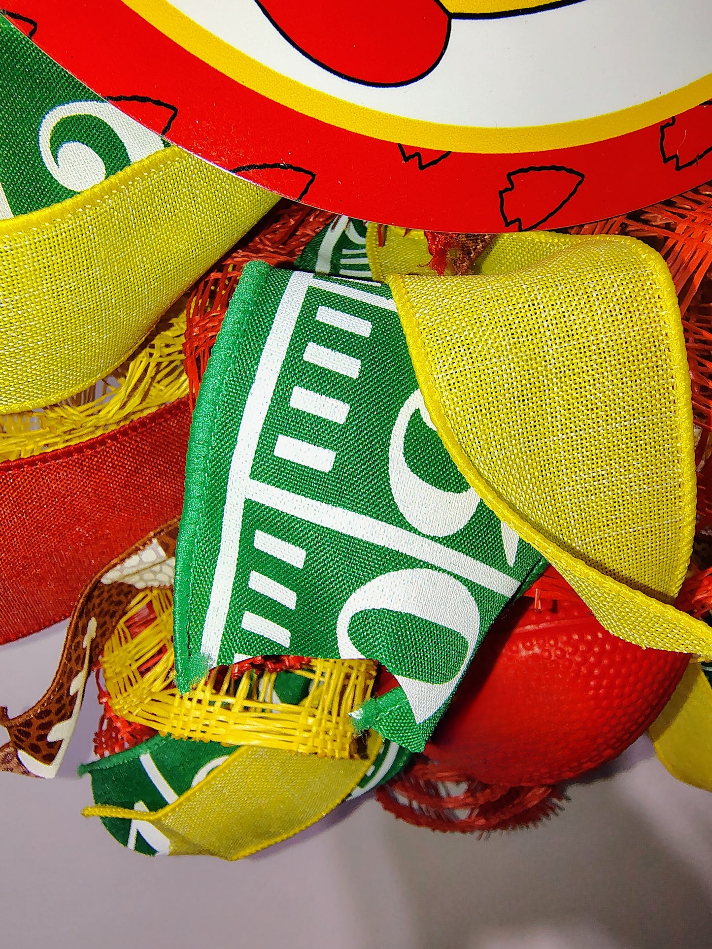 Red and Yellow Football Swag Craftalong