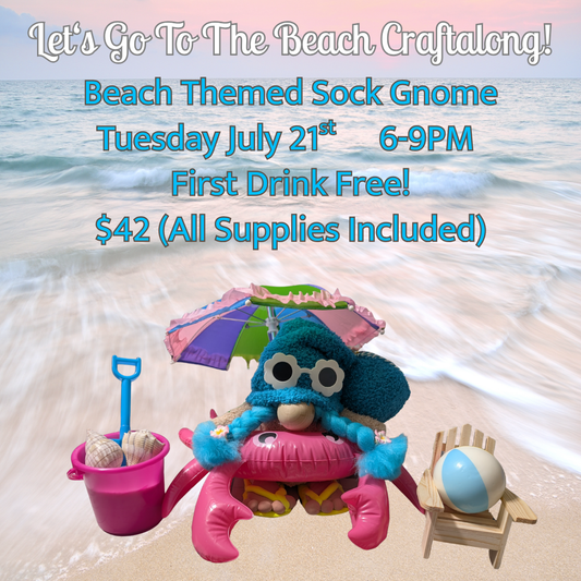 Let's Go To The Beach Sock Gnome Craftalong