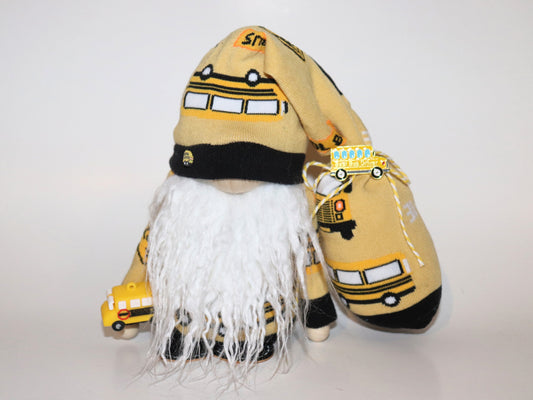 School Bus Driver DIY Gnome Kit