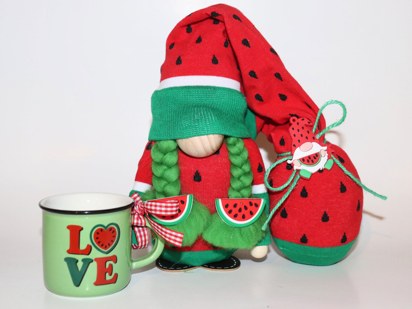 Watermelon DIY Sock Gnome Kit