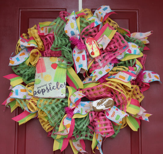 Popsicle Wreath